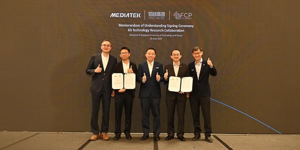 MediaTek and Singapore University of Technology and Design sign MoU on 6G Technology Research Collaboration